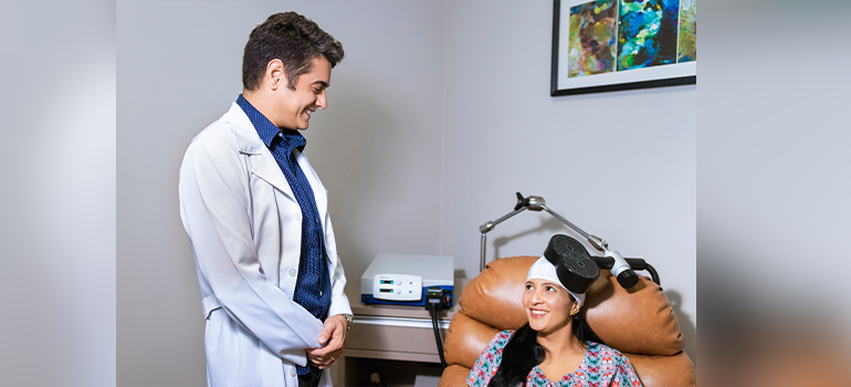 Estimulação magnética transcraniana Estimulação magnética transcraniana